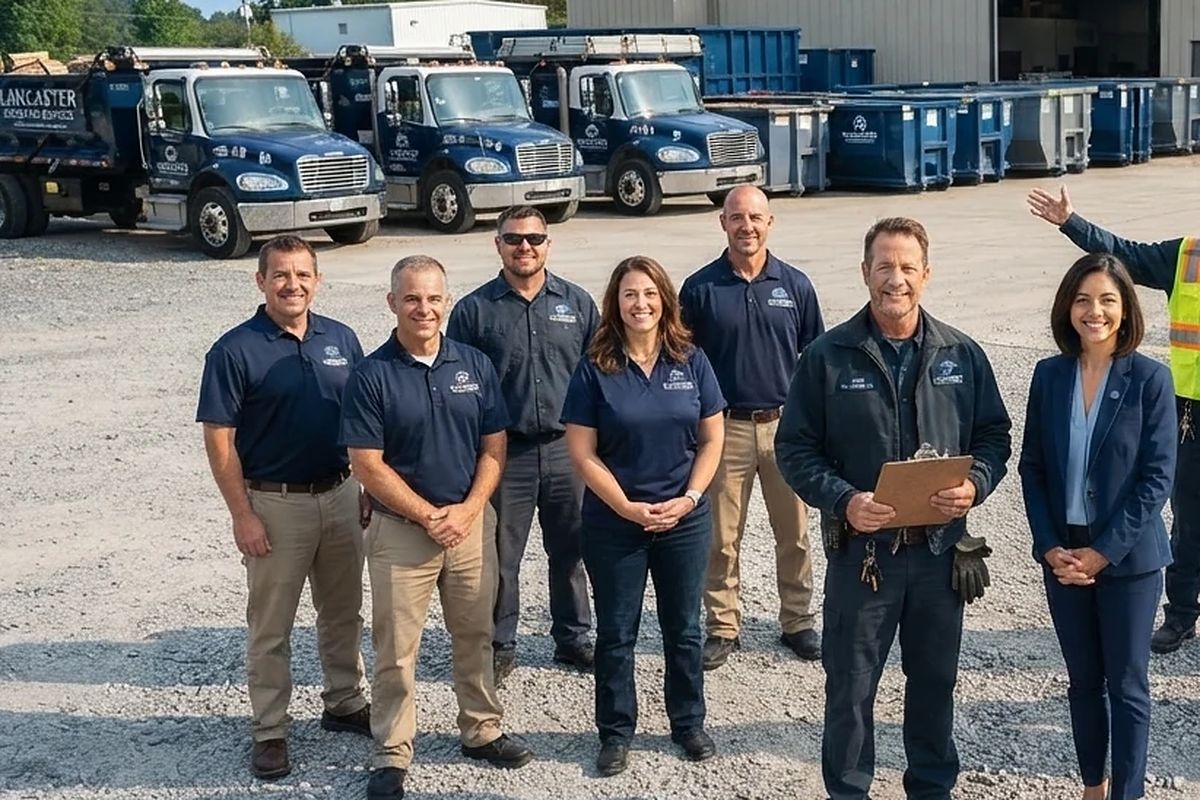 30 Yard roll-off dumpster from Lancaster Dumpster Services